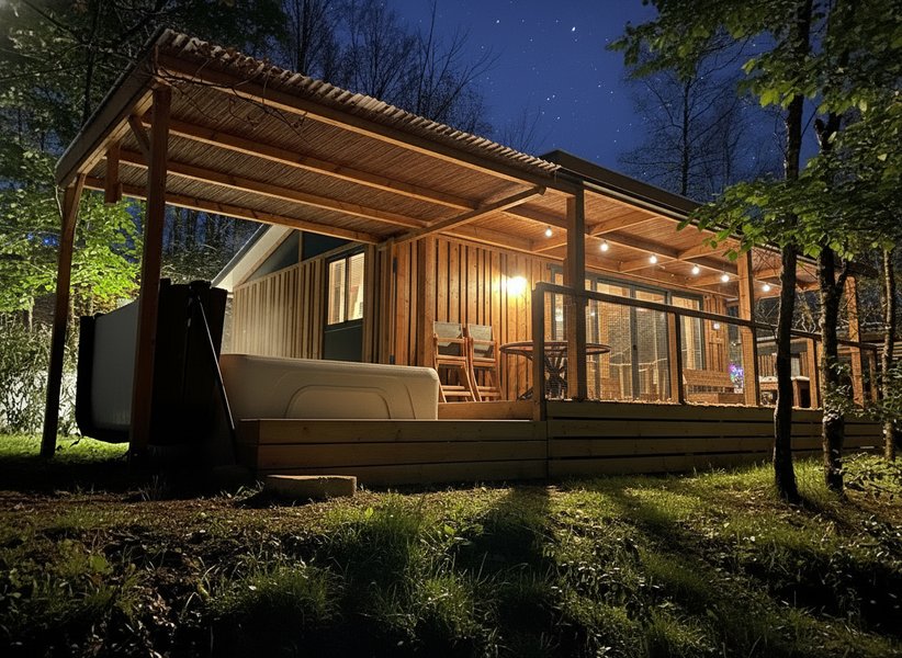 Hébergement AbracadaRoom : HY•Lødge Spa-6pers N°3 (Chalet nature avec spa privatif) - Image 6