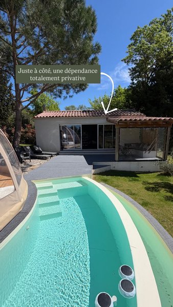 Hébergement AbracadaRoom : "F"anny - Wigwam, piscine & spa - Image 16