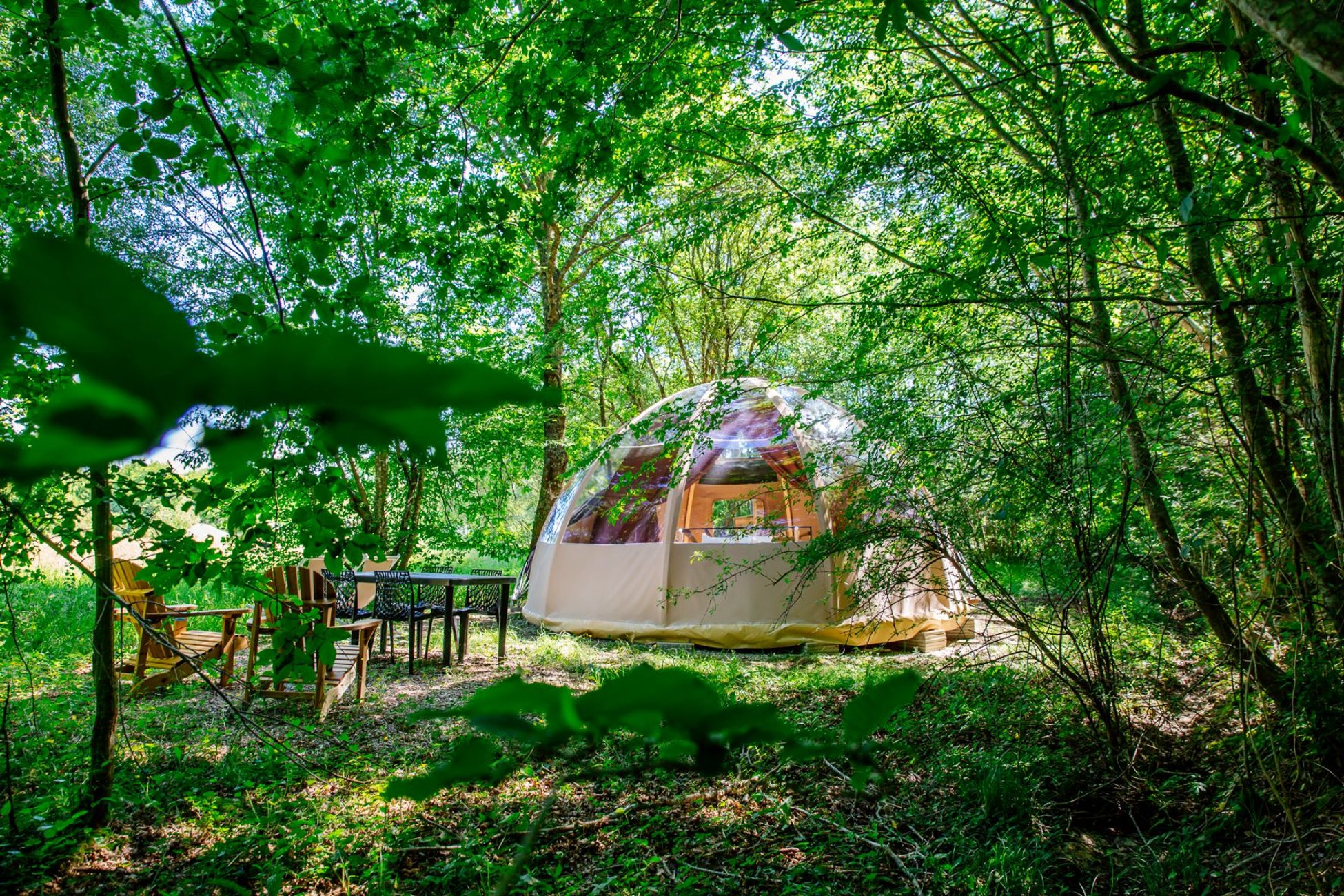 Hébergement UnicStay : La Bulle Ecôtelia à Le Nizan