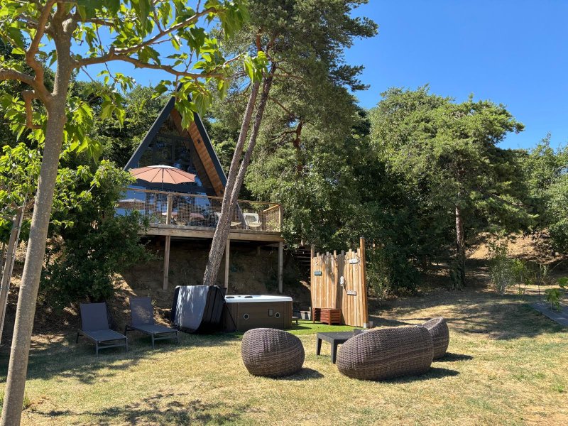 Hébergement AbracadaRoom : Chalet  VercoréA SPA Privatif, Domaine CollinéA en Drôme Des Collines - Image 27