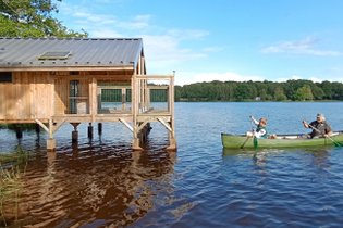 Cabane sur l'eau Creuse
