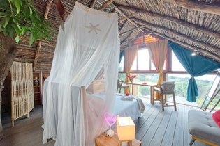 Cabane sur pilotis Guadeloupe