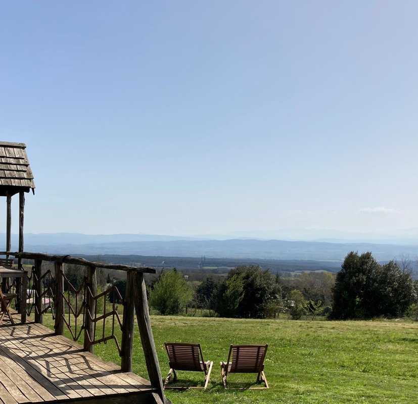 La Cabane de Trappeur de Campras à Saissac (34)
