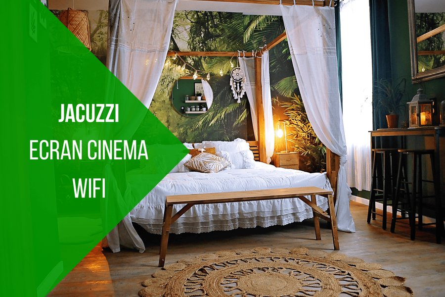 Hébergement AbracadaRoom : Évasion romantique au coeur de l'Amazonie, SPA, CINÉMA PRIVÉ, 5 min centre - Image 27