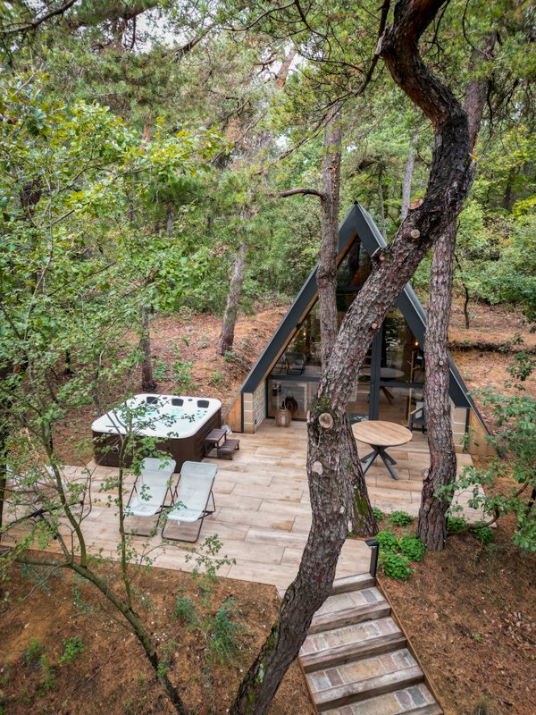 Chalet  CanopéA SPA Privatif, Domaine CollinéA en Drôme Des Collines à Bathernay (13)