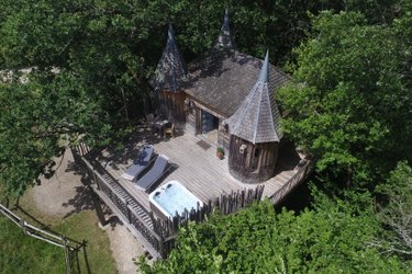 Cabane Château Monbazillac & Spa à Beaumontois En Perigord (1)