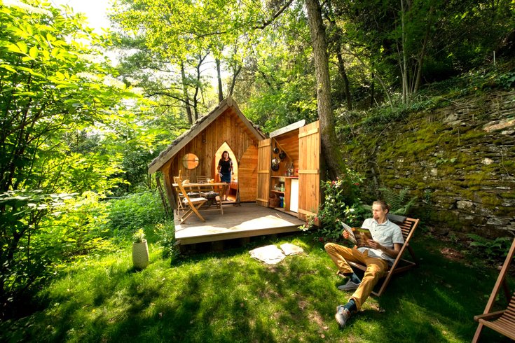 Hébergement AbracadaRoom : Cabane châtaigne Coutinelle perchée sur terrasse Cévenole - Image 1