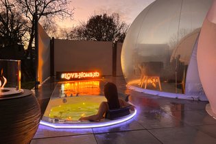 bulle avec spa, jacuzzi ou bain nordique à partir de 120€