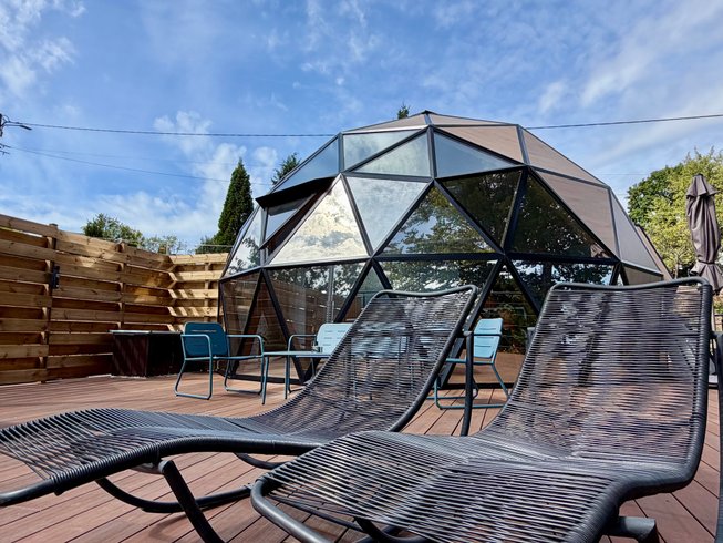 Hébergement AbracadaRoom : Dôme Orbe-Insolite-Sauna-Bain-Nordique-Climatisé - Image 4