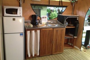 Tente et tente lodge Gard