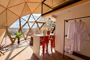 Dôme Orbe-Insolite-Sauna-Bain-Nordique-Climatisé