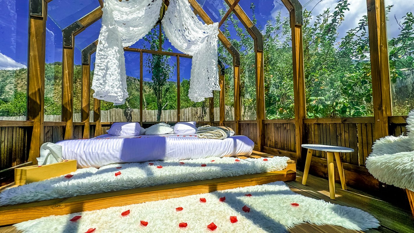 Chalet en verre sous une pluie d’étoiles à Lantosque (8)