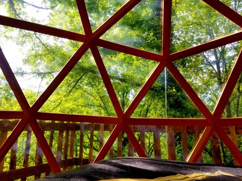 Hébergement AbracadaRoom : Dôme Stonewood sur pilotis & spa - Image 6