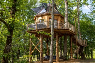Cabane avec spa "Cocoon" à Lamothe-Fénelon (2)