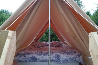 Tente et tente lodge Cher