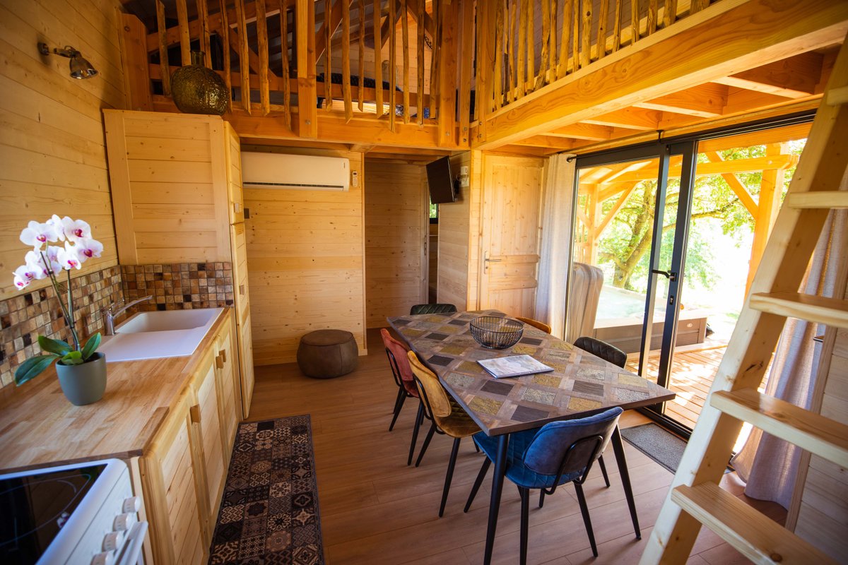 Cabane Spa dans les arbres - 6 personnes à La Guyonniere (7)