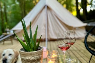 Tente et tente lodge Gers