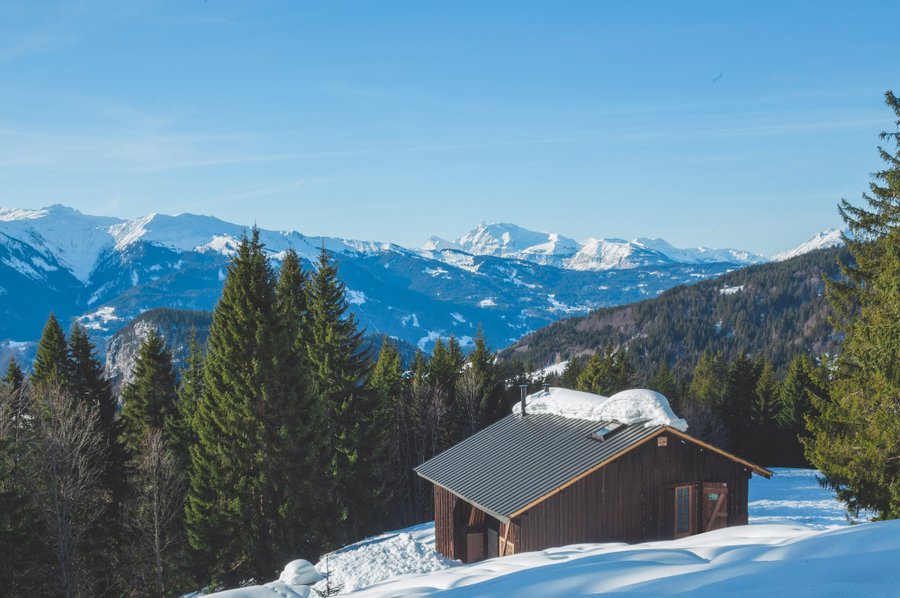 Vue depuis le chalet mont plaisir