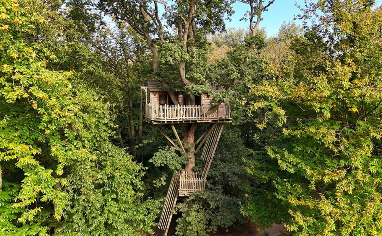 Cabanes Duo dans les Arbres à Raray (4)