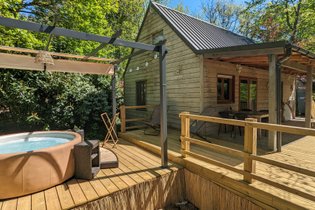 Chalet bois Hulotte avec SPA