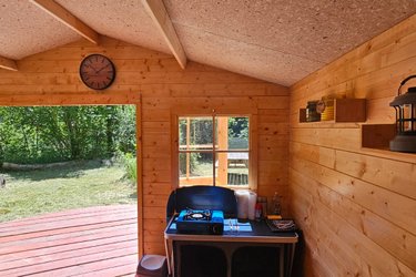 Chalet bord de l’eau · Proche provins · détente à Soisy Bouy (4)