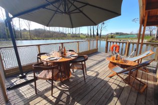 Cabane sur l'eau Corrèze