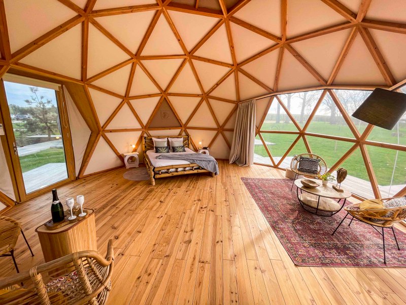 Hébergement AbracadaRoom : Le Dôme avec Bain nordique - Image 8