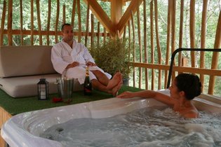 Cabane Château duplex - Spa/Jacuzzi™ - Aulteribe