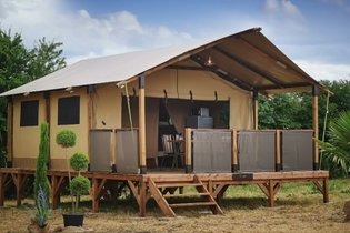 Tente lodge tout confort 1/5 pers.