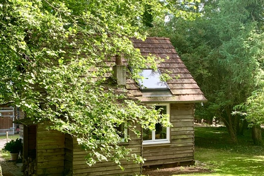 Chalet au bord de l’eau et des chevaux — photo 2
