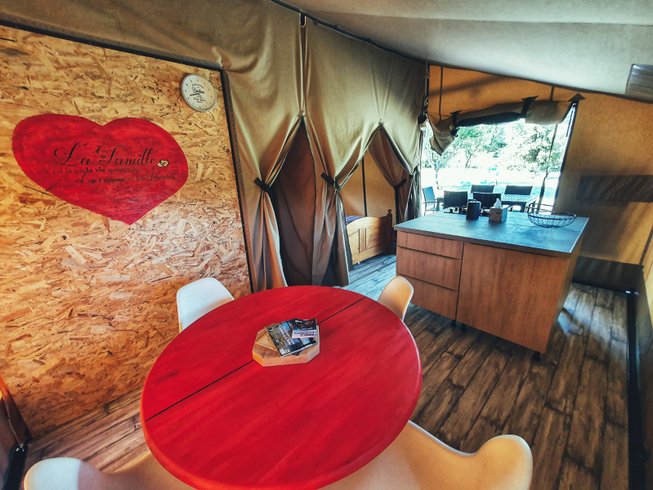 Hébergement AbracadaRoom : Tente Lodge Cerise - Image 1