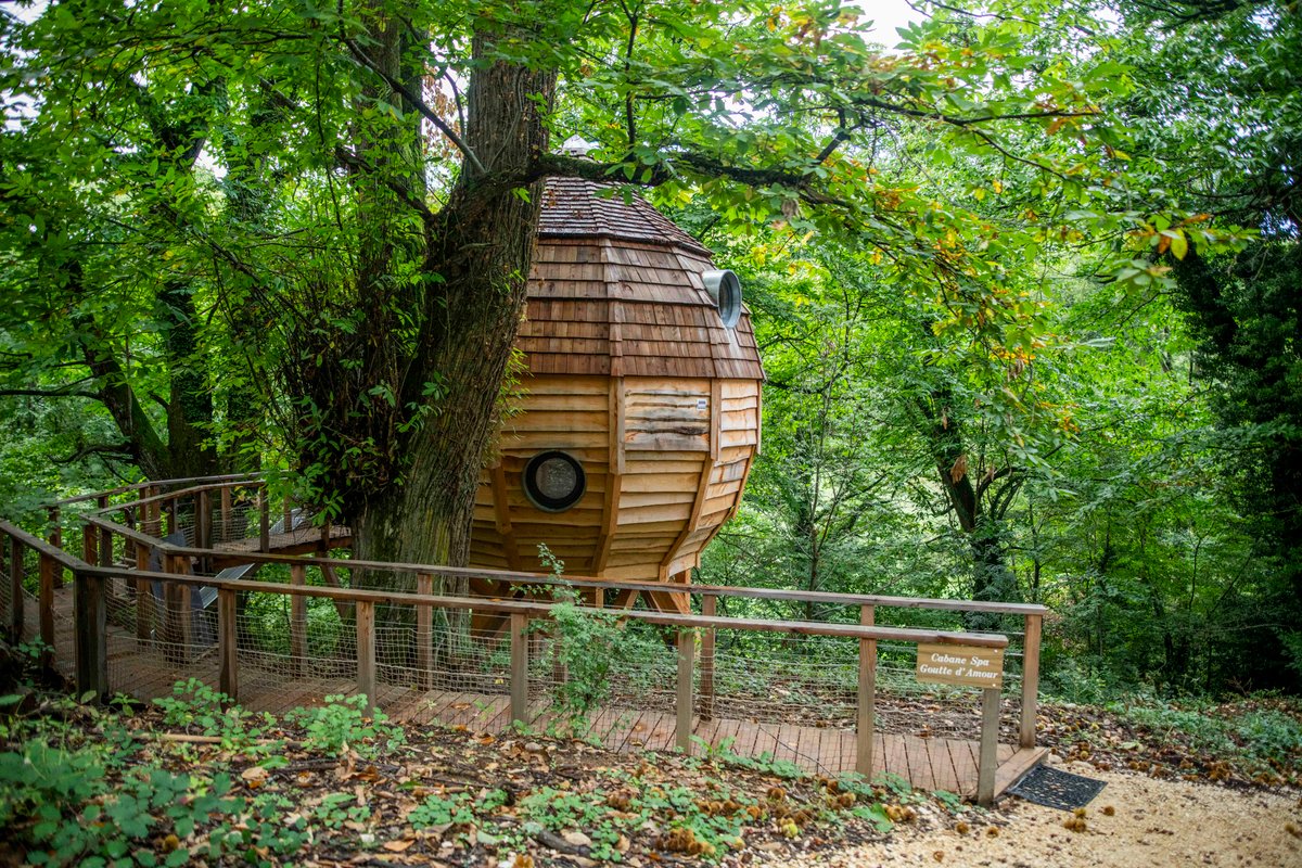 Cabane SPA Goutte d'amour à Gillonnay (29)