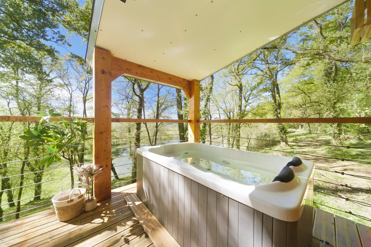 Les Cabanes du Lac - Cabane du Frêne & SPA à Sévignacq (5)