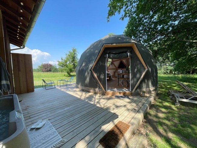 Hébergement AbracadaRoom : Lichen dôme géodésique & Spa - Image 10