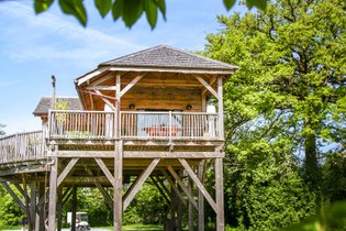 Cabane sur pilotis Mayenne