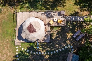 Le Petit Dôme et son bain nordique