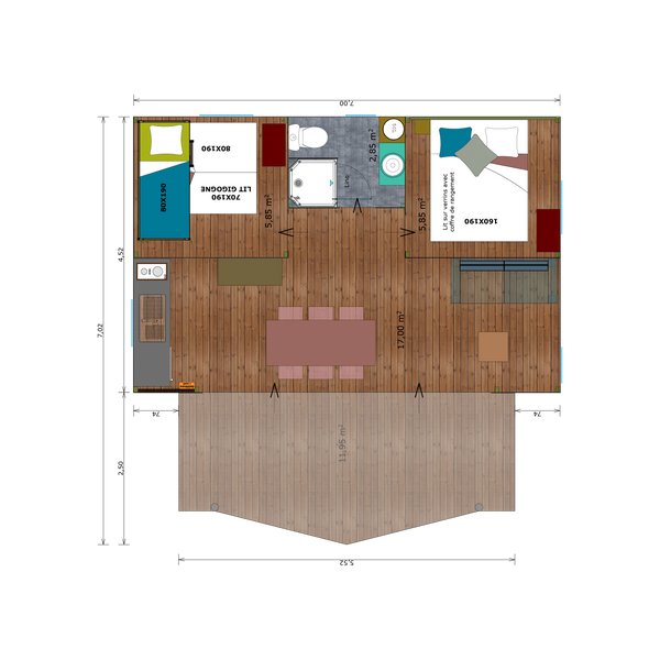 Hébergement AbracadaRoom : Ecolodge 2 chambres - Image 20