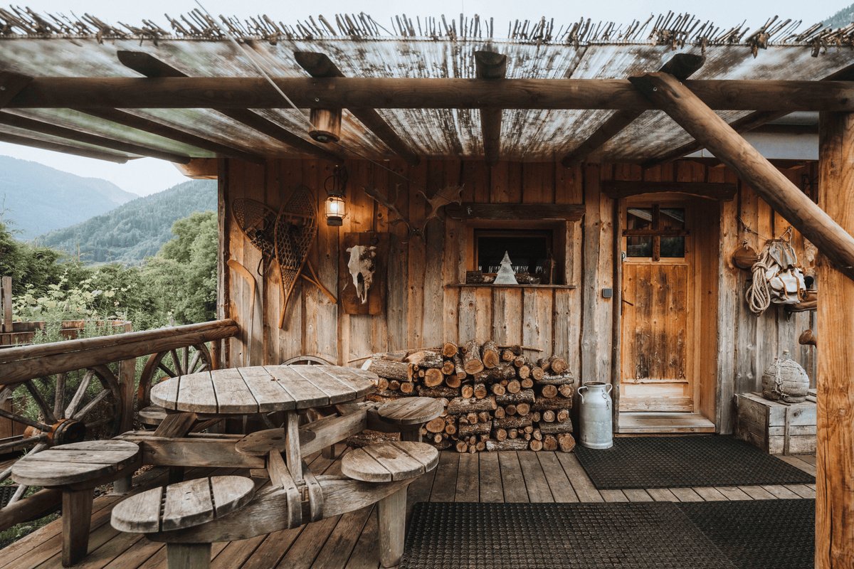 Chalet Trappeur & SPA à Le Biot (27)
