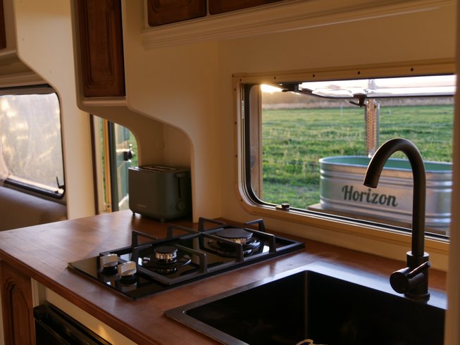 Hébergement AbracadaRoom : Tiny House Kaki & bain nordique - Image 2
