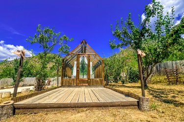 Chalet en verre sous une pluie d’étoiles à Biot (1)