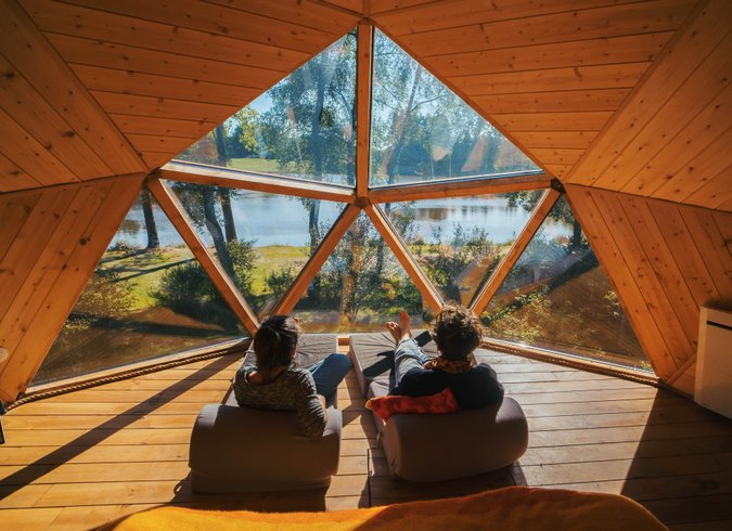Hébergement AbracadaRoom : Dôme perché au bord du lac - Image 2