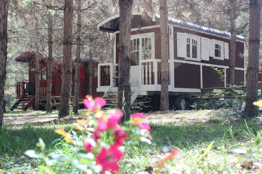 Hébergement AbracadaRoom : Roulotte n°1- 5 personnes [copie] [copie] - Image 1