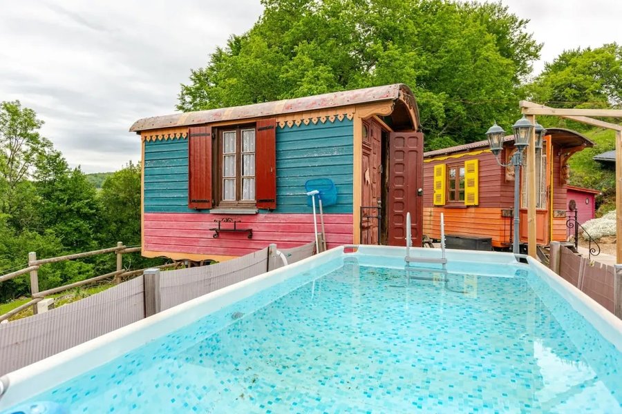 Domaine AbracadaRoom : Gite roulotte de l'Alchimiste - Image 3