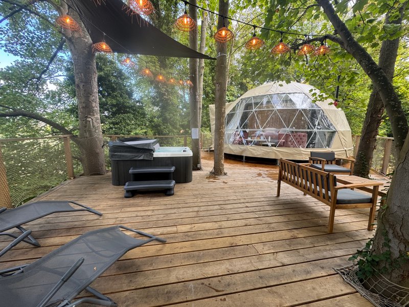 Hébergement AbracadaRoom : Bulle Perchée Etoile Filante & Spa - Image 1