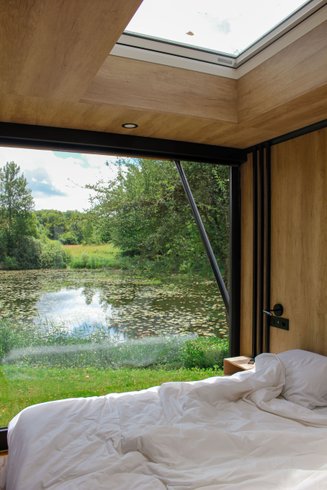 Hébergement AbracadaRoom : Lodge Duo sur terre - Vue panoramique sur l'étang & Spa - Image 5