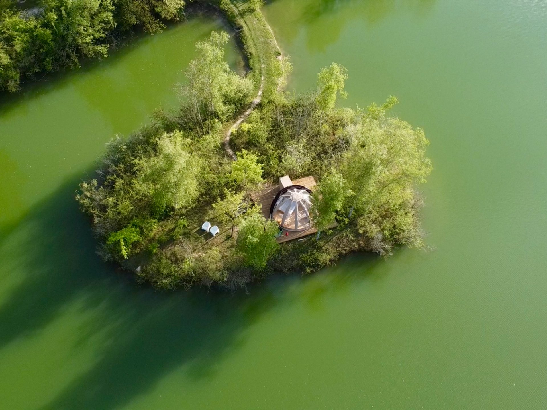 Le Dôme étoilé sur l'île : Dôme en Île-de-France
