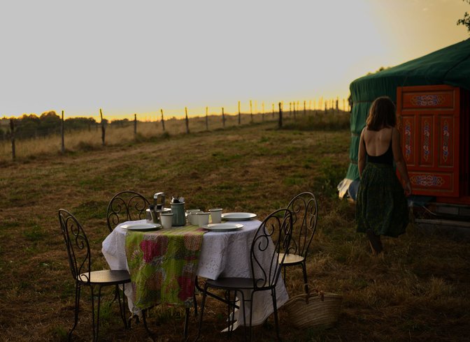 Hébergement AbracadaRoom : Yourte avec piscine partagée, vue panoramique - Image 13