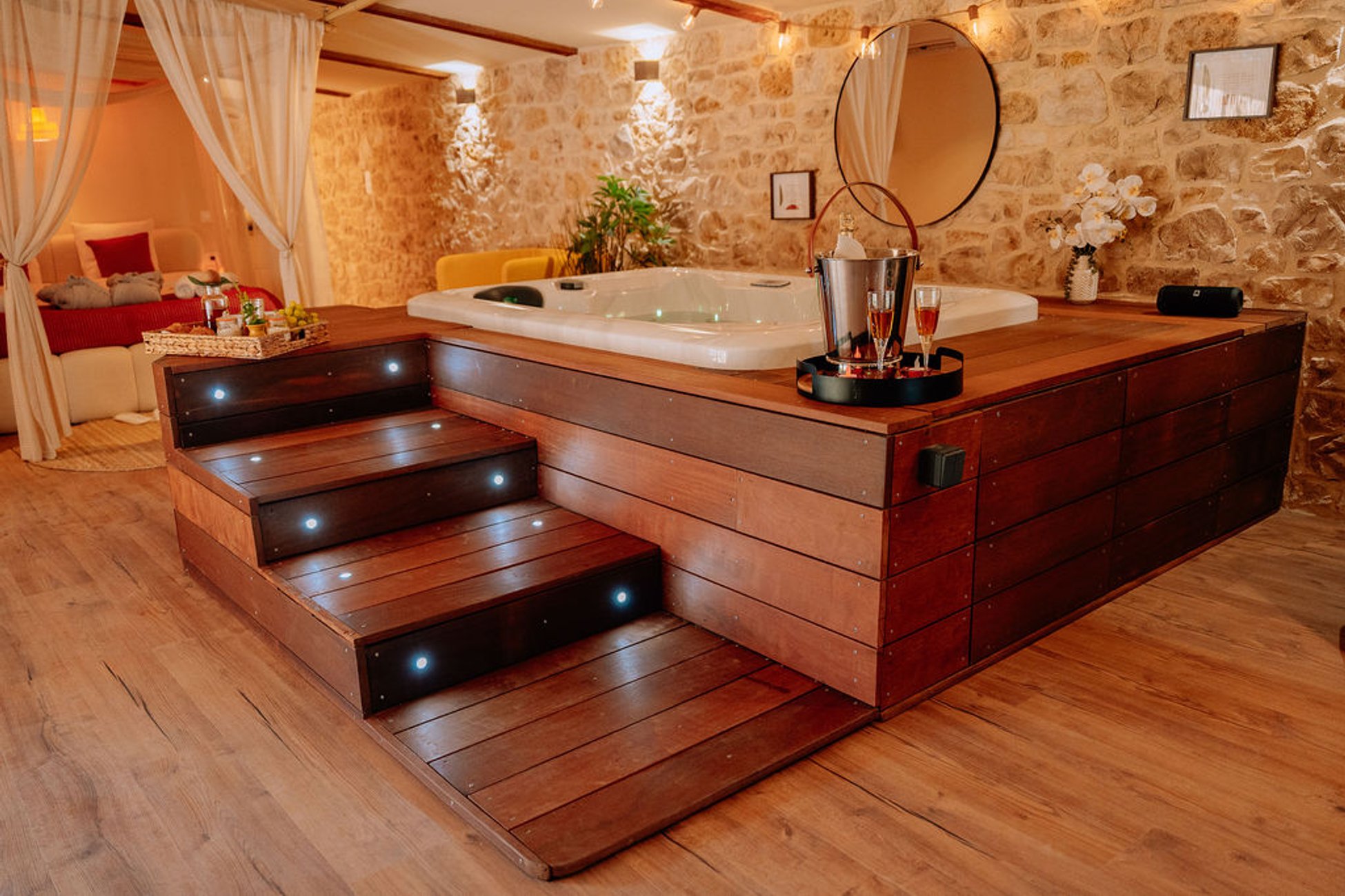 Hébergement UnicStay : Le Baldaquin § SPA § Sauna à Lapalud