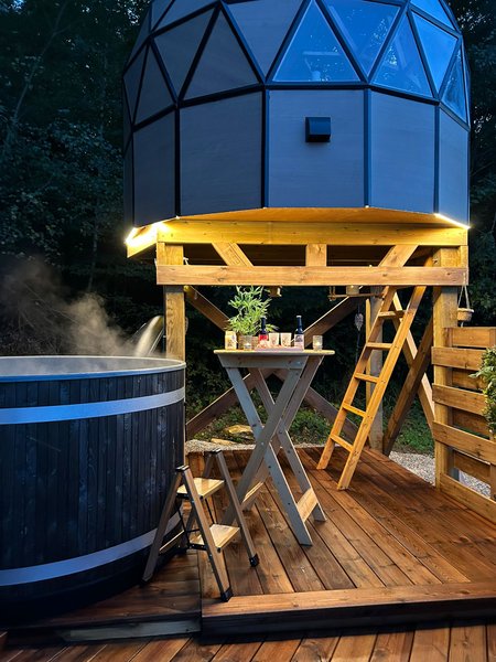 Hébergement AbracadaRoom : Dôme Lunaire D'Olia et son bain nordique - Image 10