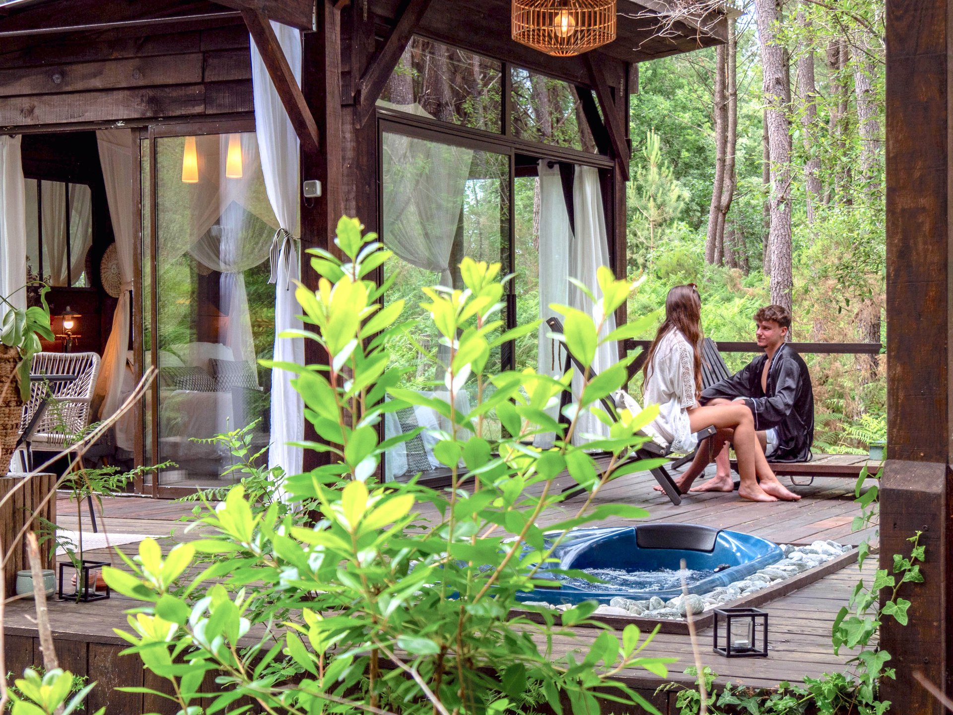 La Cabane O2 et son Spa privatif